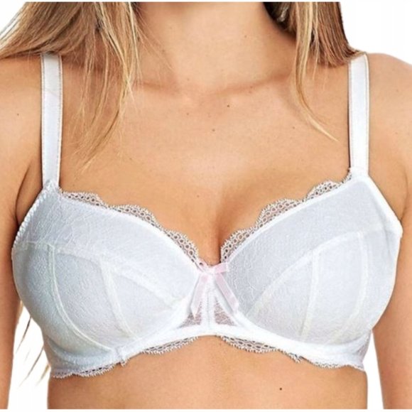 Freya - Fancies - White Padded Half Cup Bra - Picture 1 of 12